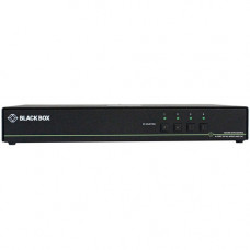 Black Box KVM Switchbox with CAC - 4 Computer(s) - 1 Local User(s) - 3840 x 2160 - 6 x USB - 10 x DVI - Desktop - TAA Compliant - TAA Compliance SS4P-DH-DVI-UCAC