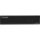 Black Box Secure KVM Switch, DVI-I, 4-Port, CAC NIAP 3.0 (Quad Head) - 4 Computer(s) - 1 Local User(s) - 3840 x 2160 - 10 x USB - 20 x DVI - TAA Compliance SS4P-QH-DVI-UCAC