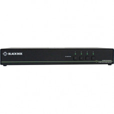 Black Box KVM Switchbox with CAC - 4 Computer(s) - 1 Local User(s) - 3840 x 2160 - 6 x USB - 5 x DVI - Desktop - TAA Compliant - TAA Compliance SS4P-SH-DVI-UCAC