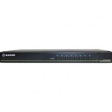 Black Box NIAP 3.0 Secure 8-Port Dual-Head DVI-I KVM Switch, CAC - 8 Computer(s) - 1 Local User(s) - 3840 x 2160 - 10 x USB - 18 x DVI - Desktop - TAA Compliant - TAA Compliance SS8P-DH-DVI-UCAC