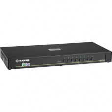Black Box NIAP 3.0 Secure 8-Port Single-Head DVI-I KVM Switch - 8 Computer(s) - 1 Local User(s) - 3840 x 2160 - 10 x USB - 9 x DVI - Desktop - TAA Compliant - TAA Compliance SS8P-SH-DVI-U