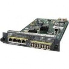 Cisco Security Services Module - Expansion module - Gigabit Ethernet x 4 - refurbished - for ASA 5505, 5510, 5520, 5540, 5550, 5560, 5580-20, 5580-40, 5585-X SSM-4GE-RF