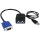 Startech.Com 2 Port VGA Video Splitter - USB Powered - 1 x HD-15 Video In - RoHS, TAA Compliance ST122LE