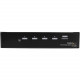 Startech.Com 4 Port DVI Video Splitter with Audio - 1 x DVI-I (Dual-Link) Video In - RoHS, TAA Compliance ST124DVIA