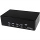 Startech.Com 4 Port Dual DVI USB KVM Switch w/ Audio & USB Hub - 4 x 1 - 8 x DVI-I Video - RoHS, TAA Compliance SV431DD2DUA