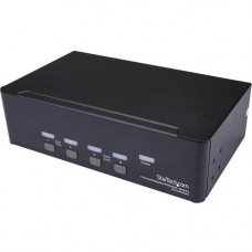 Startech.Com 4 Port Dual DisplayPort KVM Switch - DisplayPort 1.2 KVM - 4K 60Hz - This 4 port Dual DP KVM switch combines dual 4K 60Hz displays with KVM switch control of four connected computers - Maximum productivity with dual-display, multi-computer ac