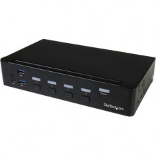 Startech.Com 4-Port HDMI KVM Switch - Built-in USB 3.0 Hub for Peripheral Devices - 1080p - 4 Computer(s) - 1 Local User(s) - 1920 x 1080 - 11 x USB - 5 x HDMI - Rack-mountable, Desktop - 1U - TAA Compliant - TAA Compliance SV431HDU3A2