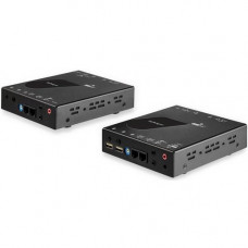 Startech.Com HDMI KVM Extender over LAN - KVM Console Extender Over IP - 4K 30Hz - HDMI KVM extender offers exceptional picture quality w/ 4K video over IP at 30Hz - Features four USB ports and offers flexible setup options for a keyboard / mouse / displa