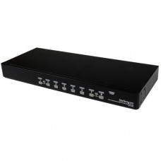 Startech.Com 8 Port 1U Rackmount USB KVM Switch Kit with OSD and Cables - 8 Port - 1U - Rack-mountable - RoHS, TAA Compliance SV831DUSBUK