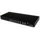 Startech.Com 8 Port 1U Rackmount USB PS/2 KVM Switch with OSD - 8 x 1 - 8 x HD-15 Video - 1U - Rack-mountable - TAA Compliance SV831DUSB