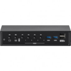 Kanexpro Multiview 4X1 KVM Switch - 4 Computer(s) - 1 Local User(s) - 8 x USB - 5 x HDMI - TAA Compliance SW-4X1KVMMV