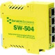 Brainboxes SW-504 Industrial Unmanaged Ethernet Switch 4 Ports - 4 Ports - 2 Layer Supported - Twisted Pair - Rail-mountable - Lifetime Limited Warranty SW-504-X20M