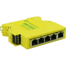Brainboxes Compact Industrial 5 Port Gigabit Ethernet Switch DIN Rail Mountable - 5 Ports - TAA Compliant - 2 Layer Supported - Twisted Pair - DIN Rail Mountable - Lifetime Limited Warranty SW-515