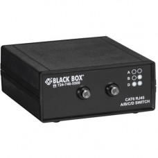 Black Box 3-to-1 CAT6 10-GbE Manual Switch (ABCD) - TAA Compliance SW1031A