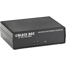 Black Box CAT6 A/B Switch - Latching RJ45 Remote Control, Dry Contact - - Manual - TAA Compliant - TAA Compliance SW1040A