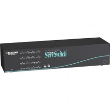 Black Box ServSwitch SW763A-R4 KVM Switchbox - 16 Computer(s) - 2 Local User(s) - Rack-mountable - 2U - TAA Compliant SW763A-R4