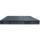 Hanwha Techwin SWT-P-162-240 16 Port PoE Switch - 16 Ports - 2 Layer Supported - Modular - Twisted Pair, Optical Fiber - 1U High - Rack-mountable - 2 Year Limited Warranty SWT-P-162-240