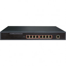 Hanwha Techwin SWT-P-81-240 8 Port PoE+ Switch - 8 Ports - 2 Layer Supported - Twisted Pair - 1U High - Rack-mountable - 2 Year Limited Warranty SWT-P-81-240