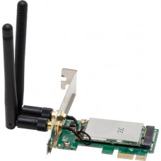 SYBA Multimedia SY-PEX23059 IEEE 802.11n - Wi-Fi Adapter for Desktop Computer - Mini PCI Express - 54 Mbit/s - 2.40 GHz ISM - 5 GHz UNII - Internal SY-PEX23059