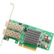 SYBA IO Crest 2 Port 10 Gigabit PCI-e x8 NIC Network Card Intel Chipset - PCI Express 2.0 x8 - 2 Port(s) - Optical Fiber SY-PEX24049