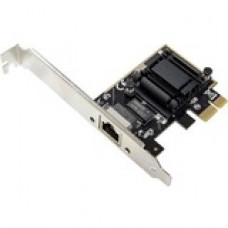 SYBA IO Crest Single Port Gigabit Ethernet PCI-e x1 Controller Card - PCI Express 2.1 x1 - 1 Port(s) - 1 - Twisted Pair SY-PEX24067