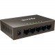 Tenda Five-port Fast Ethernet Desktop Switch - 5 Ports - 2 Layer Supported - Twisted Pair - Wall Mountable, Desktop TEF1005D