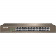 Tenda 24-Port 10/100 Switch - 24 Ports - 2 Layer Supported - Twisted Pair - Rack-mountable, Desktop TEF1024D