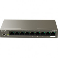 Tenda 9-Port Fast Unmanaged Switch With 8-Port PoE - 9 Ports - 2 Layer Supported - Twisted Pair - Desktop TEF1109P-8-102W
