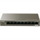 Tenda 9-Port Fast Unmanaged Switch With 8-Port PoE - 9 Ports - 2 Layer Supported - Twisted Pair - Desktop TEF1109P-8-102W