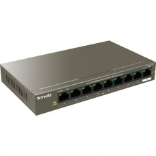 Tenda 9-Port 10/100Mbps Desktop Switch With 8-Port PoE - 9 Ports - 2 Layer Supported - Twisted Pair - Desktop TEF1109P-8-63W