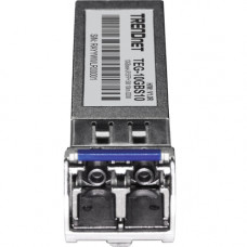 Trendnet 10GBASE-LR SFP+ Single Mode LC Module 10 km (6.2 miles) with DDM - For Optical Network, Data Networking 1 LC Duplex 10GBase-LR Network - Optical Fiber1310 nm - Single-mode - 10 Gigabit Ethernet - 10GBase-LR - 10 Gbit/s - Hot-pluggable - TAA Compl