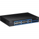 Trendnet 20-Port Gigabit Web Smart Switch - 16 Ports - Manageable - 2 Layer Supported - Modular - Twisted Pair, Optical Fiber - 1U High - Rack-mountable, Desktop - Lifetime Limited Warranty - TAA Compliance TEG-204WS