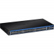 Trendnet 52 Port Gigabit Web Smart Switch - 52 Ports - Manageable - 2 Layer Supported - Modular - Twisted Pair, Optical Fiber - 1U High - Rack-mountable - Lifetime Limited Warranty - TAA Compliance TEG-524WS