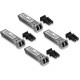 Trendnet SFP Single-Mode LC Module 4-Pack; TEG-MGBS10/4; For Single Mode Fiber; Distances up to 10km(6.2 Miles); Gigabit SFP; Supports Up to 1.25Gbps; IEEE 802.3z Gigabit Ethernet; Lifetime Protection - 4-Pack SFP Single Mode LC Module (10Km) - TAA Compli