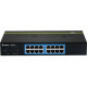 Trendnet TEG-S16DG Gigabit GREENnet Switch - 16 Ports - 2 Layer Supported - Lifetime Limited Warranty - TAA, WEEE Compliance TEG-S16DG