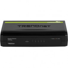 Trendnet 5-Port Gigabit GREENnet Switch - 5 x 10/100/1000Base-T - ENERGY STAR, RoHS, WEEE Compliance-RoHS Compliance TEG-S5G