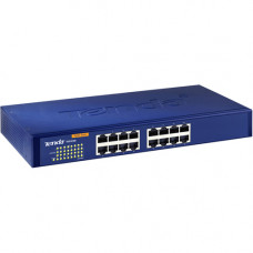 Tenda 16-Port 10/100/1000 Gigabit Switch - 16 Ports - 2 Layer Supported - 1U High - Desktop, Rack-mountable TEG1016D