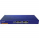 Tenda TEH1600M 16-Port 10/100 Ethernet Switch - 16 Ports - 2 Layer Supported - Twisted Pair - Desktop, Rack-mountable - 3 Year Limited Warranty TEH1600M