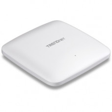 Trendnet AX1800 Dual Band WiFi 6 PoE+ Access Point, 1201Mbps WiFi AX + 576Mbps WiFi N, MU-MIMO, OFDMA,1024 QAM, WDS, Client Bridge, WDS Bridge, AP, WDS Station, White, TEW-921DAP - 2.40 GHz, 5 GHz - Internal - MIMO Technology - 1 x Network (RJ-45) - Gigab