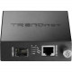 Trendnet Intelligent 100/1000Mbase-T to SFP Media Converter - 1 x Network (RJ-45) - 10/100/1000Base-T, 1000Base-SX/LX - 1 x Expansion Slots - SFP - 1 x SFP Slots - Wall Mountable, Internal, Rack-mountable - TAA Compliance TFC-1000MGA