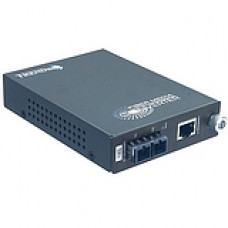 Trendnet Intelligent TFC-1000 1000Base-T to 1000Base-FX Single Mode SC Fiber Converter - 1 x RJ-45 , 1 x SC Duplex - 1000Base-T, 1000Base-LX TFC-1000S50