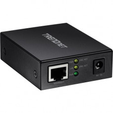 Trendnet 1000BASE-T to SFP Fiber Media Converter - 1 x Network (RJ-45) - Single-mode, Multi-mode - Gigabit Ethernet - 1000Base-T, 1000Base-SX/LX - 1 x Expansion Slots - SFP - 1 x SFP Slots - TAA Compliance TFC-GSFP