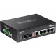 Trendnet 6-Port Hardened Industrial Gigabit DIN-Rail Switch - 6 Ports - 2 Layer Supported - Twisted Pair, Optical Fiber - Rail-mountable, Wall Mountable - Lifetime Limited Warranty - TAA Compliance TI-G62