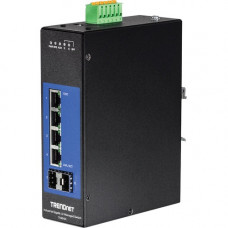 Trendnet 6-Port Industrial Gigabit L2 Managed DIN-Rail Switch - 6 Ports - Manageable - 2 Layer Supported - Modular - Twisted Pair, Optical Fiber - DIN Rail Mountable - TAA Compliance TI-G642I