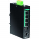 Trendnet 5-port Hardened Industrial Gigabit PoE+ DIN-Rail Switch - 5 Ports - 2 Layer Supported - Twisted Pair - Rail-mountable - Lifetime Limited Warranty - TAA Compliance TI-PG541
