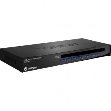 Trendnet 16-Port USB/PS/2 Rack Mount KVM Switch - 16 x 1 - 16 x HD-15 Keyboard/Mouse/Video - 1U - Rack-mountable - TAA Compliance TK-1603R