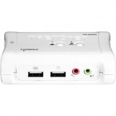 Trendnet 2-Port USB KVM Switch Kit w/ Audio - 2 x 1 - 2 x HD-15 Keyboard/Mouse/Video TK-209K