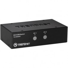 Trendnet 2-port DVI KVM Switch Kit - 2 Computer(s) - 1 Local User(s) - 2560 x 1600 - 6 x USB - 3 x DVI TK-222DVK