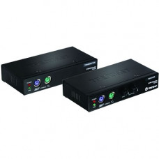 Trendnet KVM Extension Kit - 1 Computer(s) - 1 , 1 Local User(s), Remote User(s) - 1 x HD-15 VGA, 1 x Type B USB - RoHS, WEEE Compliance TK-EX3