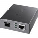 TP-Link 10/100 Mbps WDM Media Converter - 1 x Network (RJ-45) - 1 x SC Ports - Single-mode - Fast Ethernet - 100Base-TX, 100Base-FX - Standalone, Rack-mountable TL-FC111B-20